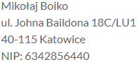 dane firmy